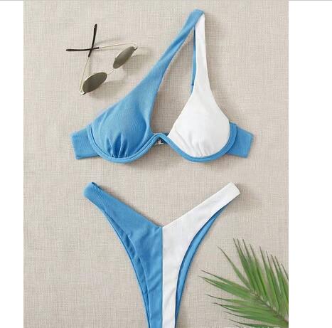 Bikini tanga bretelles asymétriques Solia - GUAPPAA