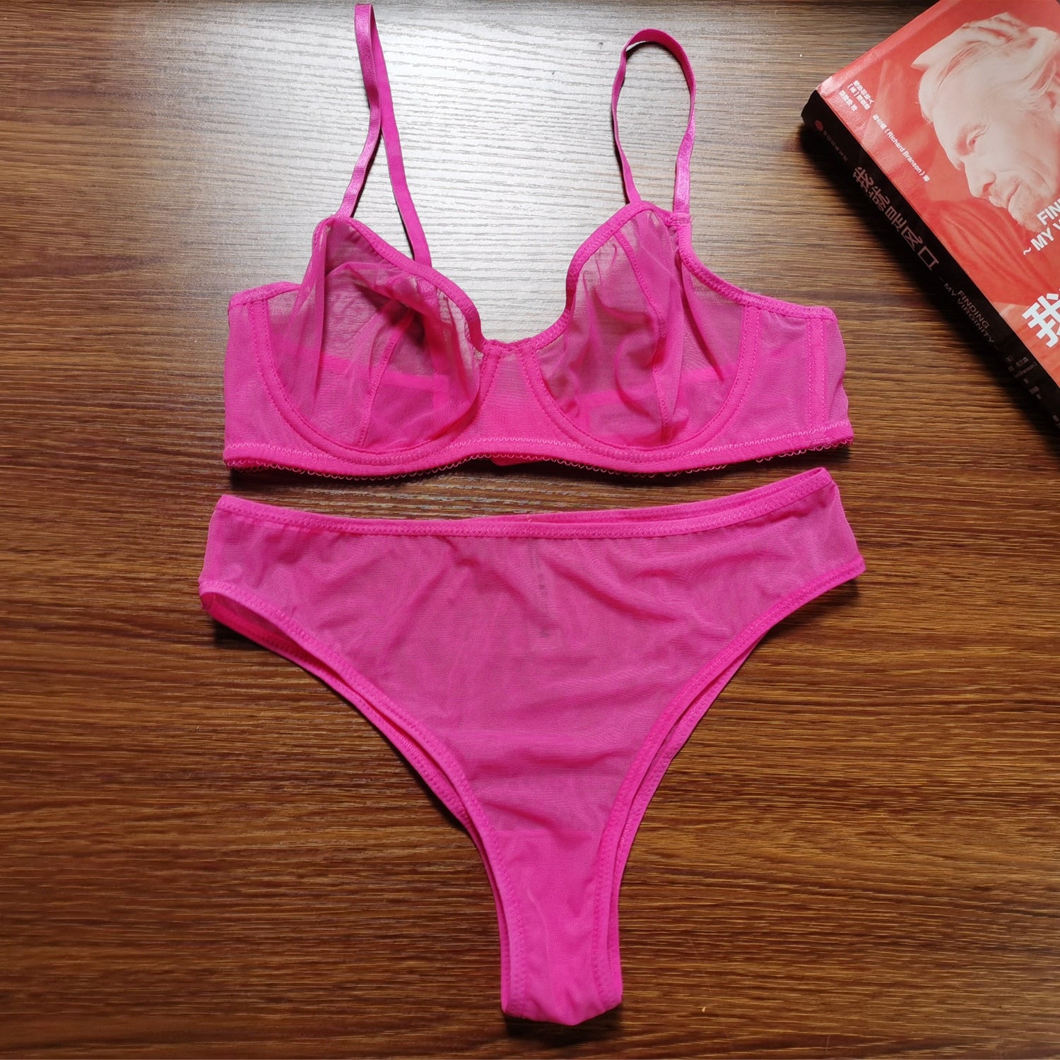 Ensemble deux pièces de lingerie fine transparente sexy Attiser - GUAPPAA