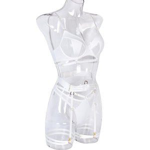 Lingerie transparente érotique et sensuelle ensemble sexy S M L XL Fruit de la passion - GUAPPAA