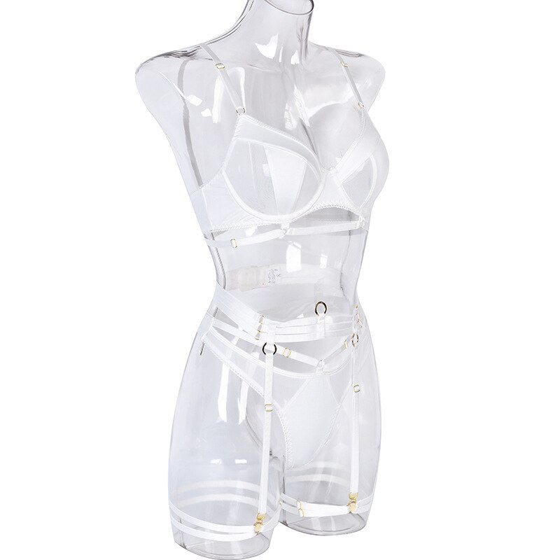 Lingerie transparente érotique et sensuelle ensemble sexy S M L XL Fruit de la passion - GUAPPAA