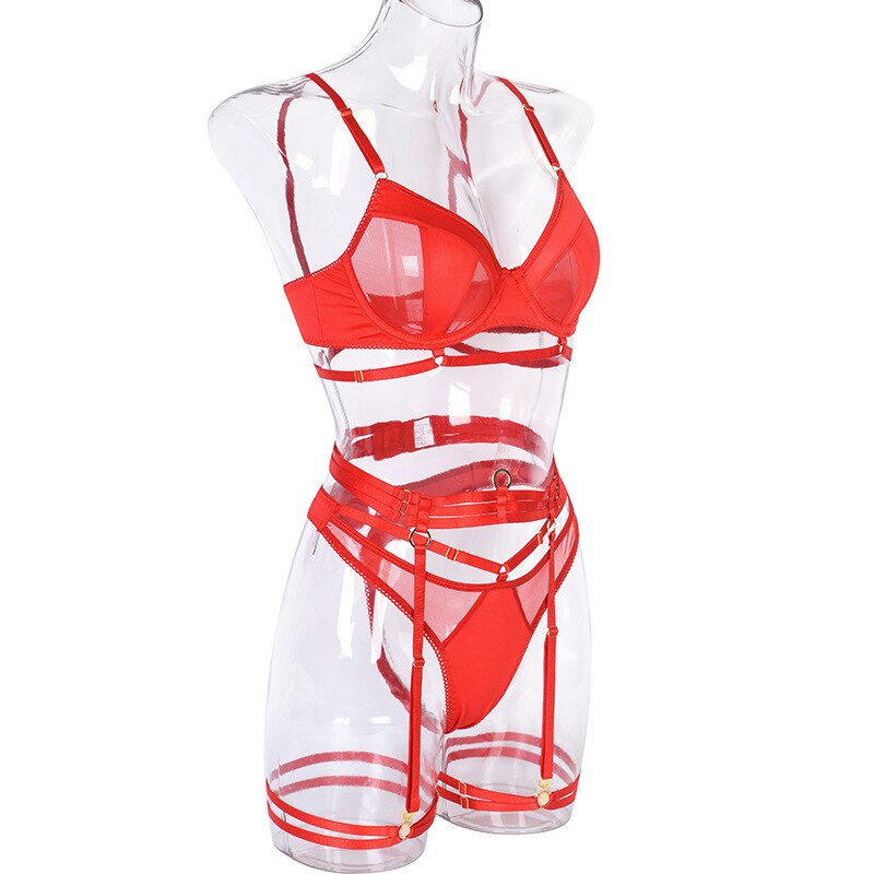 Lingerie transparente érotique et sensuelle ensemble sexy S M L XL Fruit de la passion - GUAPPAA