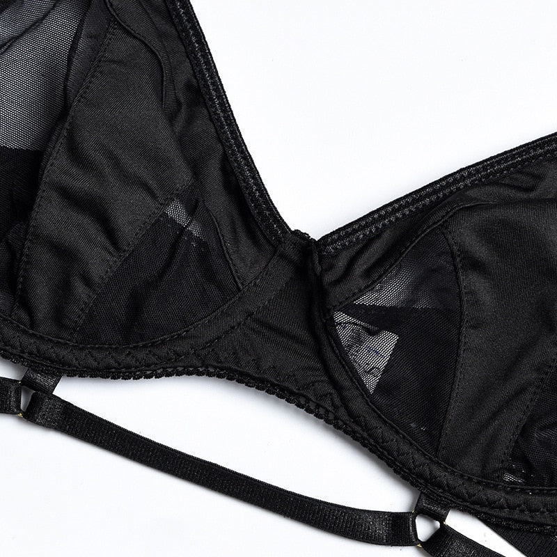 Lingerie transparente érotique et sensuelle ensemble sexy S M L XL Fruit de la passion - GUAPPAA