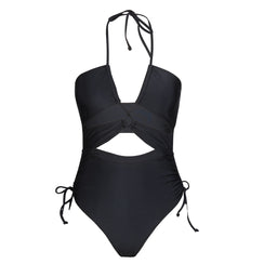 Maillot de bain une pièce sexy culotte liens croisés Sauzao - GUAPPAA