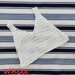 Crop top crochet tricoté de plage Cello - GUAPPAA