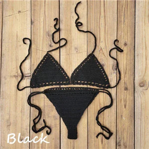Micro bikini brésilien sexy string ficelle crochet tricoté fait main Ibufera - GUAPPAA