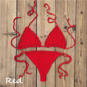 Micro bikini brésilien sexy string ficelle crochet tricoté fait main Ibufera - GUAPPAA
