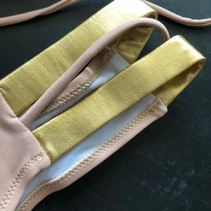 Bikini string tanga à bandes push-up deux pièces Otroma - GUAPPAA