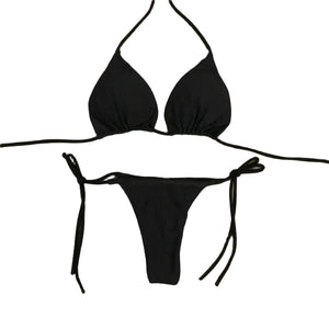 Mini bikini brésilien string ficelle triangle push-up l'Aola - GUAPPAA