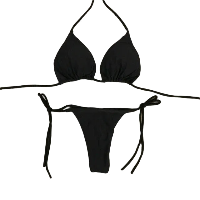 Mini bikini brésilien string ficelle triangle push-up l'Aola - GUAPPAA