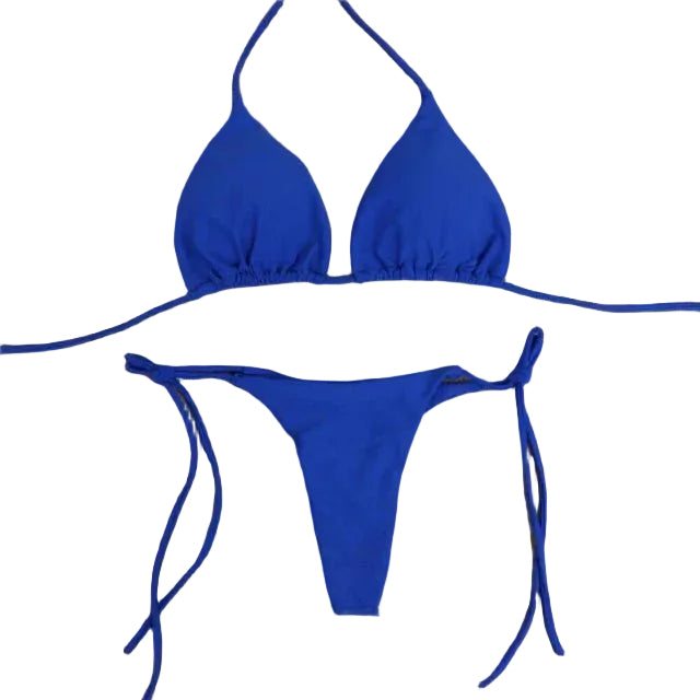 Mini bikini brésilien string ficelle triangle push-up l'Aola - GUAPPAA