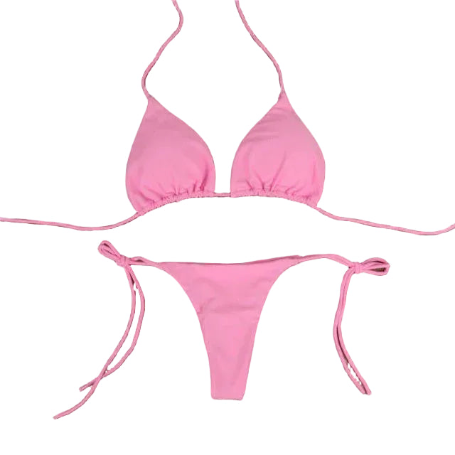 Mini bikini brésilien string ficelle triangle push-up l'Aola - GUAPPAA