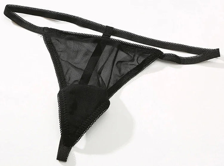 S M L Robe de chambre dentelle transparente ouverte au dos noir blanc - GUAPPAA
