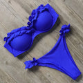 Bikini tanga bandeau push-up deux pièces S M L Frou-Frou - GUAPPAA