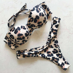 Maillot de bain tanga bandeau push-up deux pièces S M L Maurice - GUAPPAA