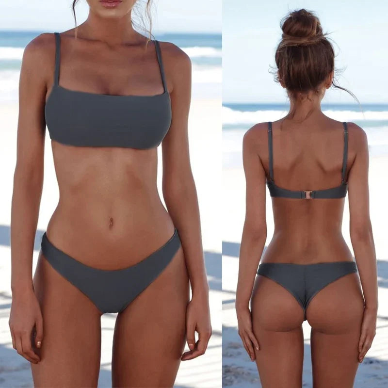 Bikini string tanga bandeau push-up Moorea - GUAPPAA