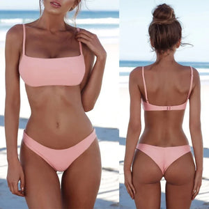 Bikini string tanga bandeau push-up Moorea - GUAPPAA