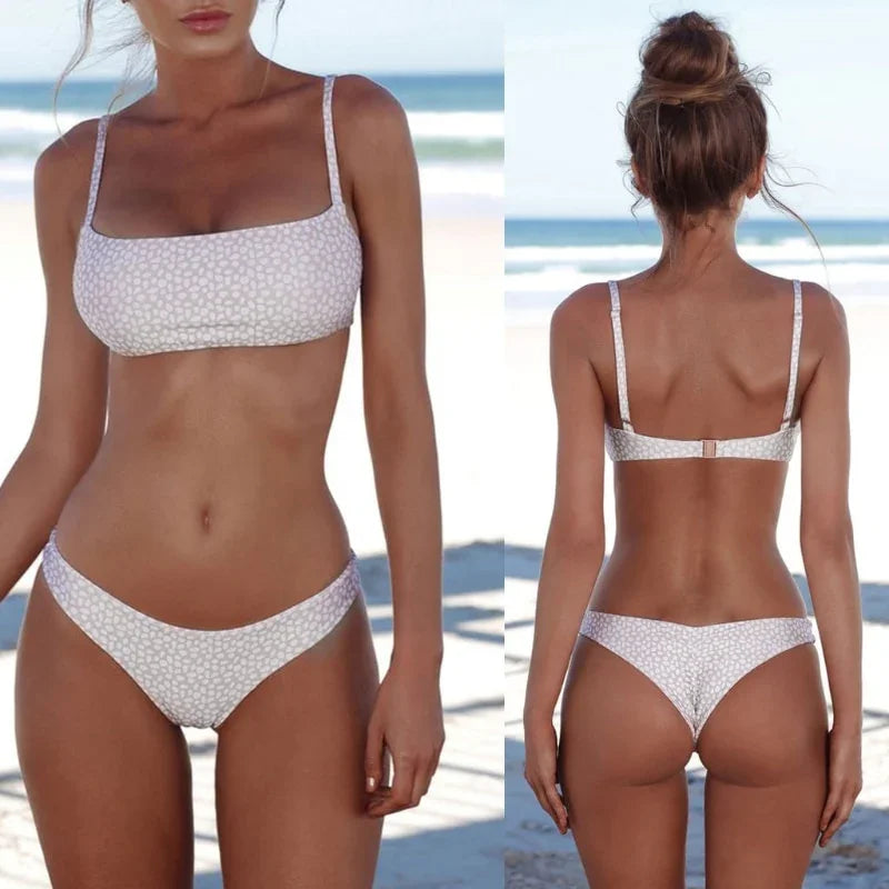 Bikini string tanga bandeau push-up Moorea - GUAPPAA