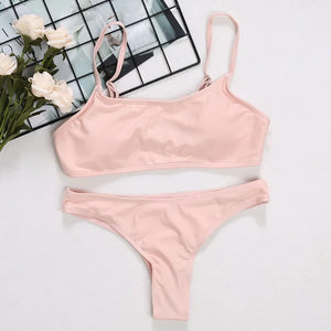 Bikini string tanga bandeau push-up Moorea - GUAPPAA