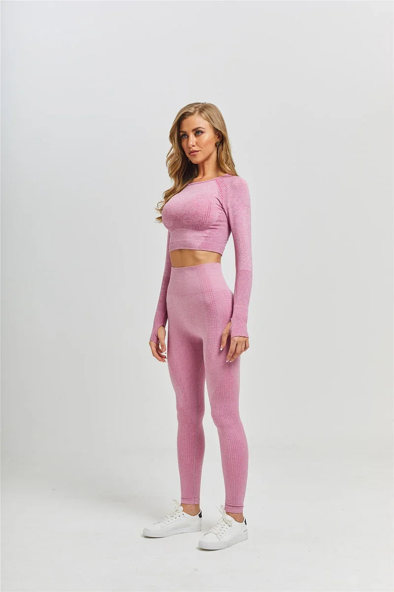 Legging et pull sport femme ensemble fitness crossfit S M L - GUAPPAA