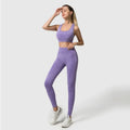 Ensemble fitness femme trois pièces crop-top pull et legging Performax - GUAPPAA