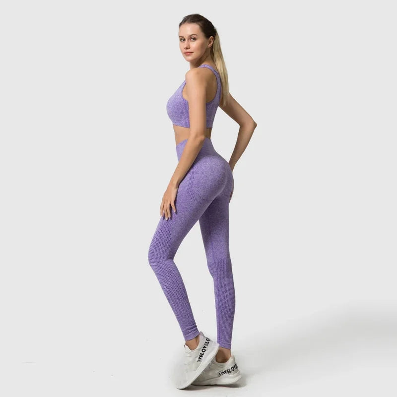 Crop top legging long fitness femme deux pièces sport crossfit Perfomax - GUAPPAA