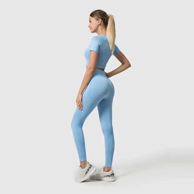 Ensemble legging et crop top fitness femme sport yoga - GUAPPAA