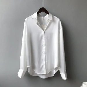 Chemise satinée femme élégante chic Winchester S-XXL - GUAPPAA