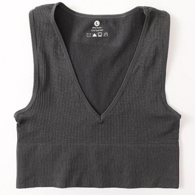 Haut crop-top vintage femme Vintie - GUAPPAA