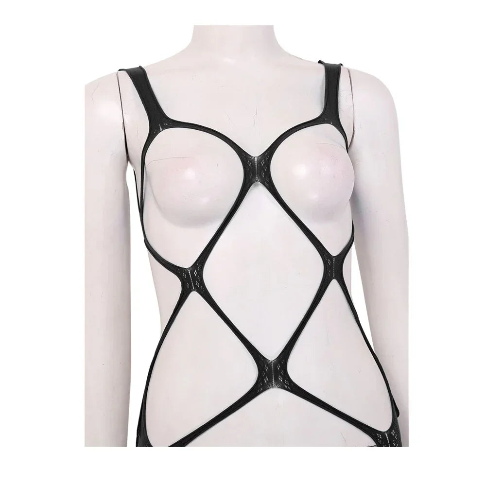 XS-XXL Body ficelle transparent sexy érotique ouvert - GUAPPAA