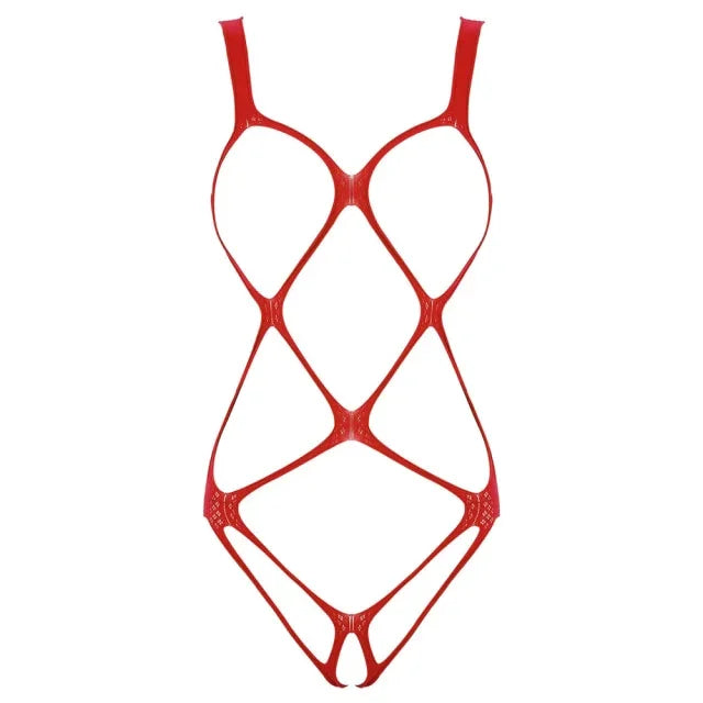 XS-XXL Body ficelle transparent sexy érotique ouvert - GUAPPAA