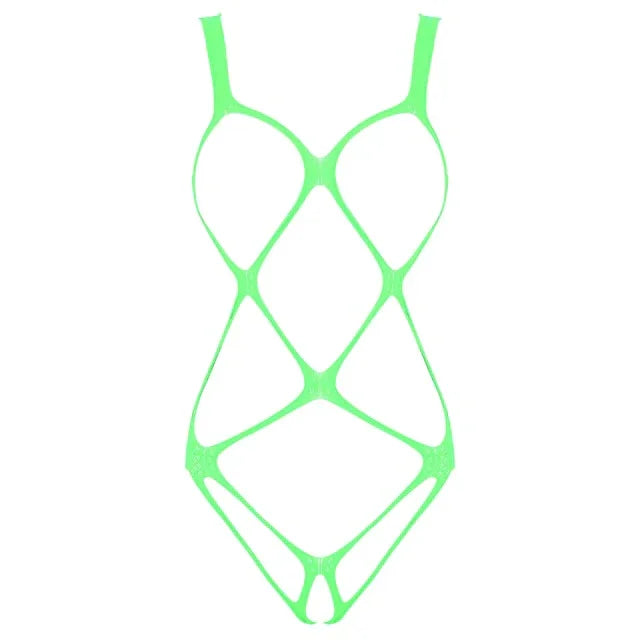 XS-XXL Body ficelle transparent sexy érotique ouvert - GUAPPAA