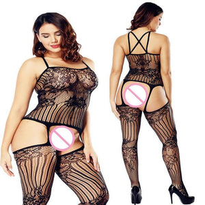 XXS-XXL Combinaison motifs dentelle érotique sexy - GUAPPAA