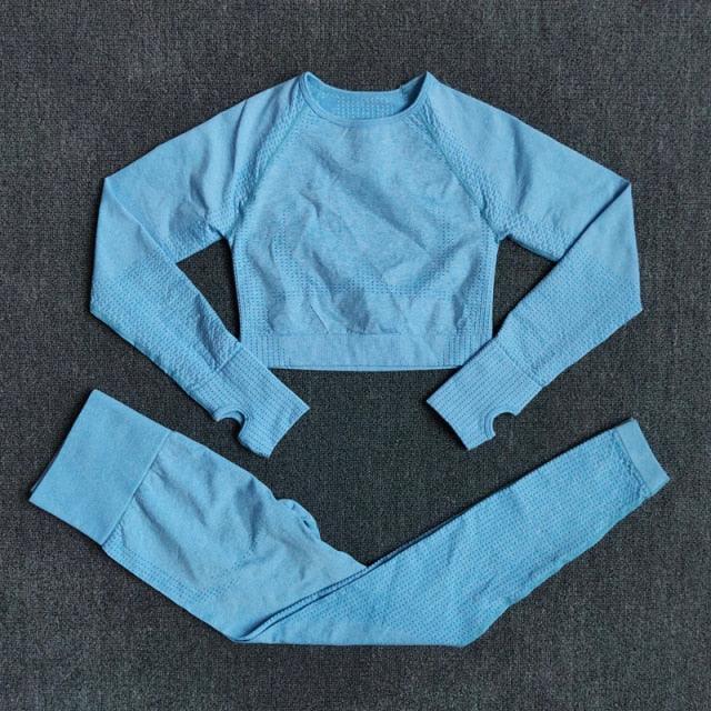Legging et pull sport femme ensemble fitness crossfit S M L - GUAPPAA