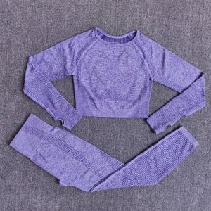 Legging et pull sport femme ensemble fitness crossfit S M L - GUAPPAA