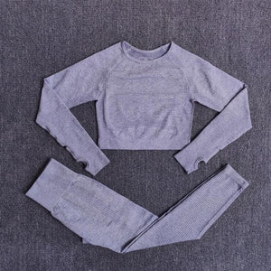 Legging et pull sport femme ensemble fitness crossfit S M L - GUAPPAA