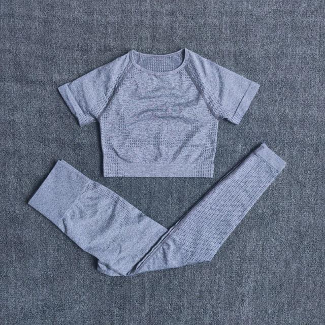 Ensemble legging et crop top fitness femme sport yoga - GUAPPAA