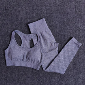 Crop top legging long fitness femme deux pièces sport crossfit Perfomax - GUAPPAA