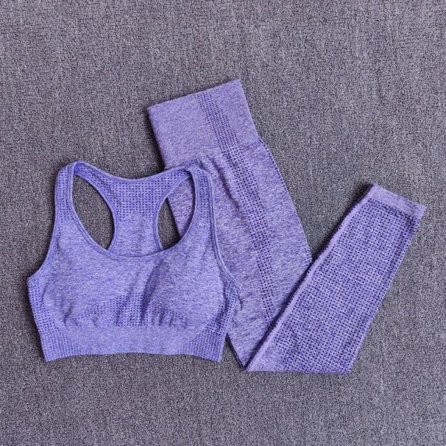 Crop top legging long fitness femme deux pièces sport crossfit Perfomax - GUAPPAA