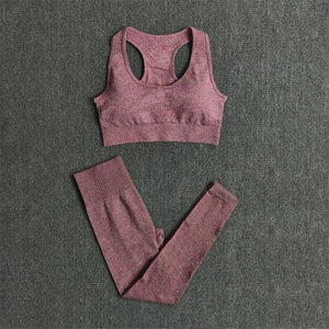 Crop top legging long fitness femme deux pièces sport crossfit Perfomax - GUAPPAA