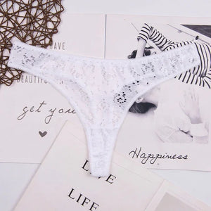 S-5XL L'Allure string tanga dentelle femme transparent - GUAPPAA