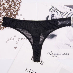 S-5XL L'Allure string tanga dentelle femme transparent - GUAPPAA