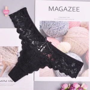 S-5XL L'Allure string tanga dentelle femme transparent - GUAPPAA