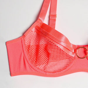 Lingerie sexy femme ensemble 4 pièces transparent Notre-Dame - GUAPPAA