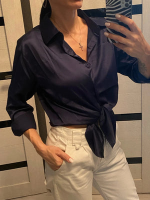 Chemise satinée femme élégante chic Winchester S-XXL - GUAPPAA