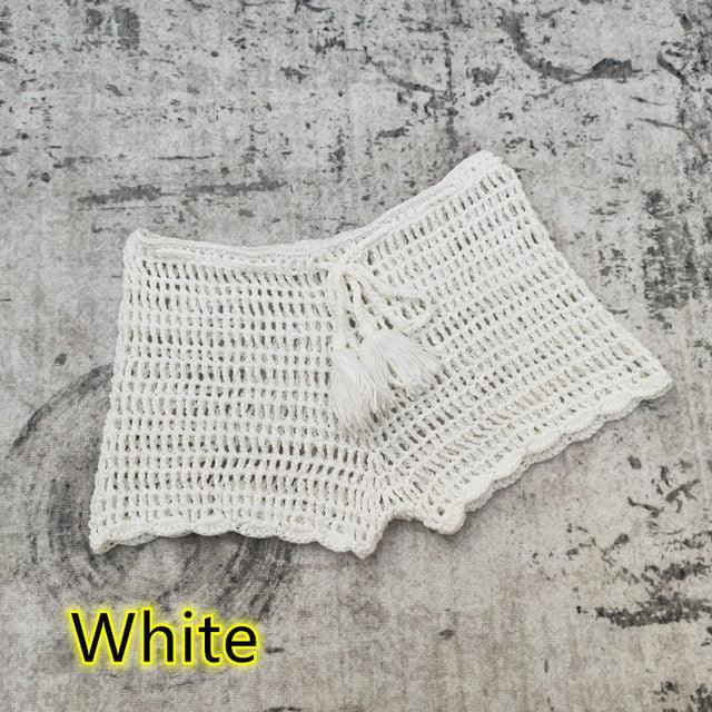 Short de plage crochet tricoté transparent sexy Cello - GUAPPAA