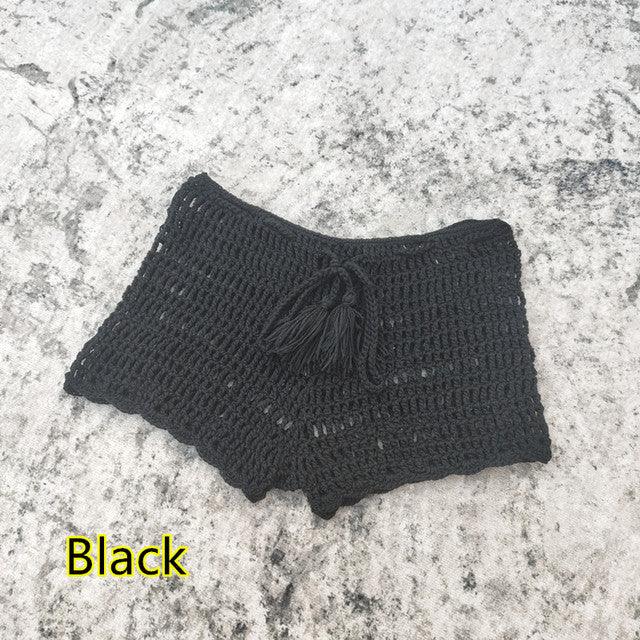 Short de plage crochet tricoté transparent sexy Cello - GUAPPAA