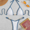 Sexy micro bikini string push-up à perle bi couleur Lega - GUAPPAA