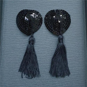 Nippie's à sequins et pompons en coeur accessoires sexy érotique - GUAPPAA