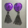 Nippie's à sequins et pompons en coeur accessoires sexy érotique - GUAPPAA
