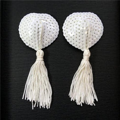 Nippie's à sequins et pompons en coeur accessoires sexy érotique - GUAPPAA